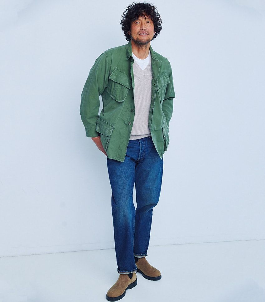 単調じゃつまらない！王道品番デニムのマンネリ回避術。“変化球ニット”で着こなしを新鮮に - 4枚目の画像