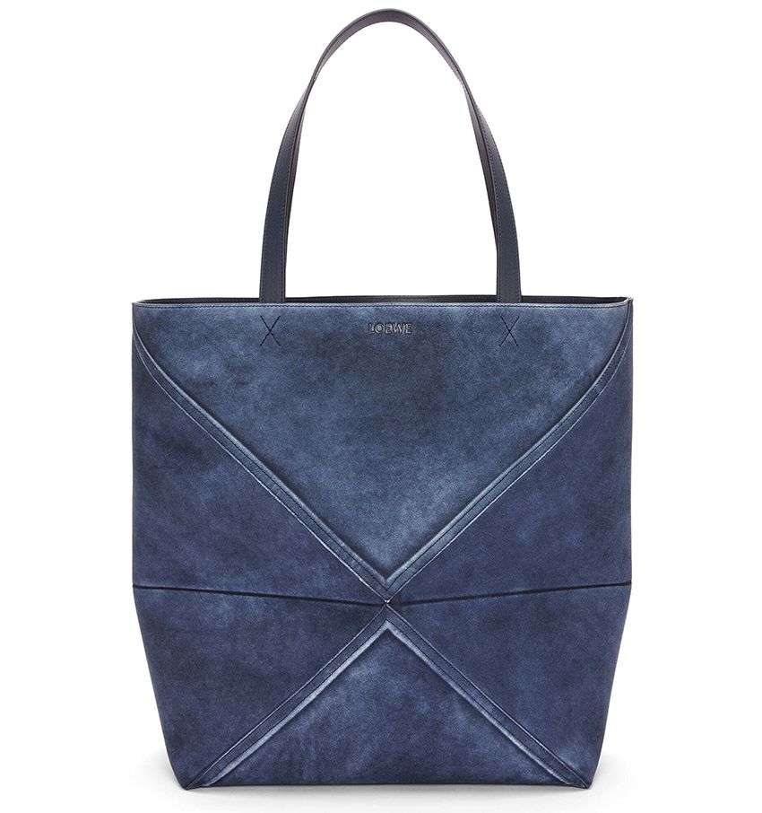 デニム好き必見！「ロエベ」からデニムスエード素材の新作パズルバッグ登場 - 3枚目の画像