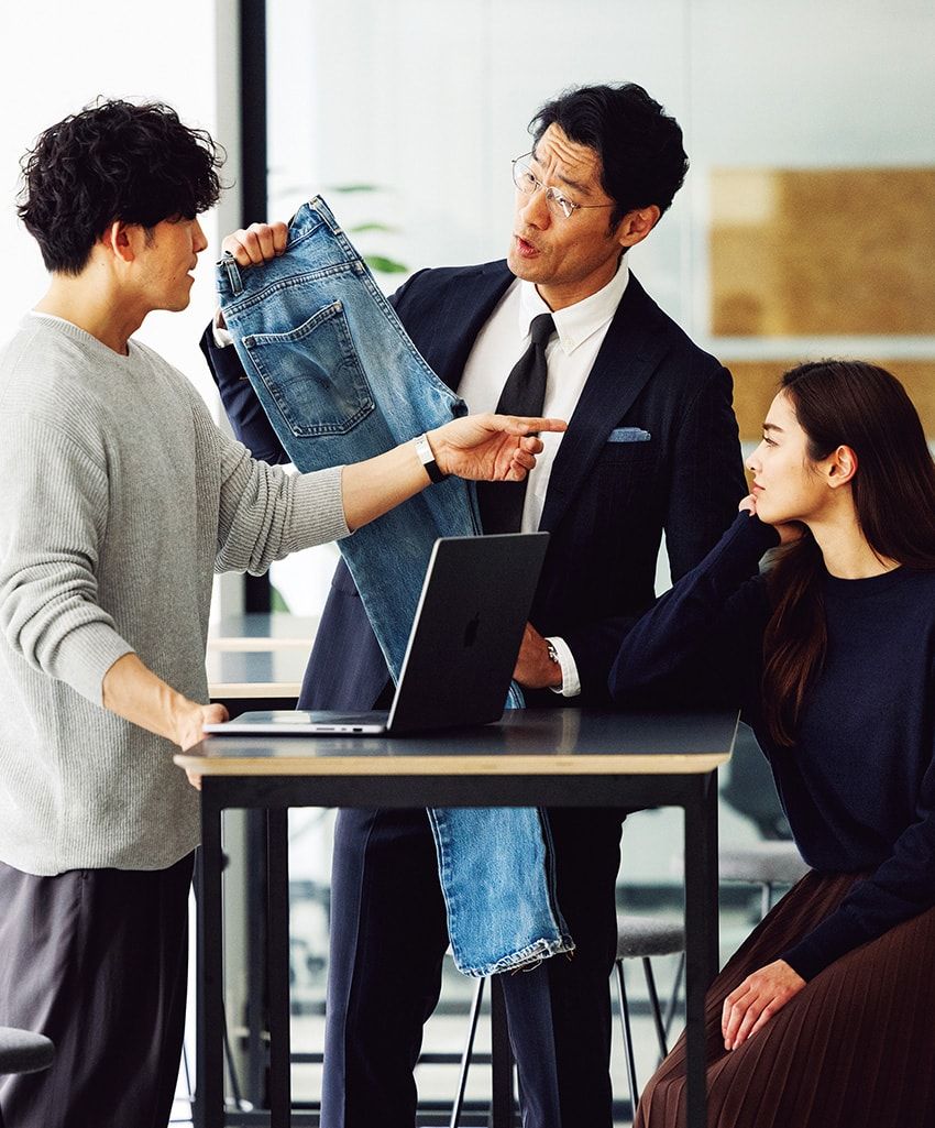 仕事でもデニム宣言。帰ってきたユースケ部長の「着回し物語」ここに開幕！ - 2枚目の画像