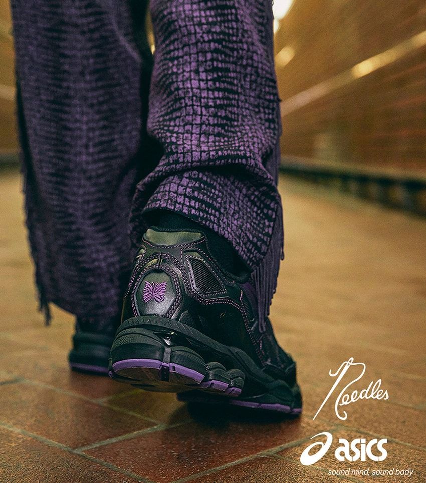 ニードルズがアシックス「GEL-NYC」を別注。人気のトラックパンツを想起させる配色でアレンジ - 4枚目の画像