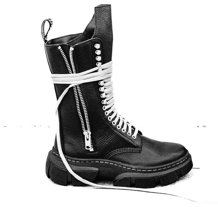 争奪戦必至「ドクターマーチン×リック・オウエンス」から早くも2つの新型が登場！ - 8枚目の画像