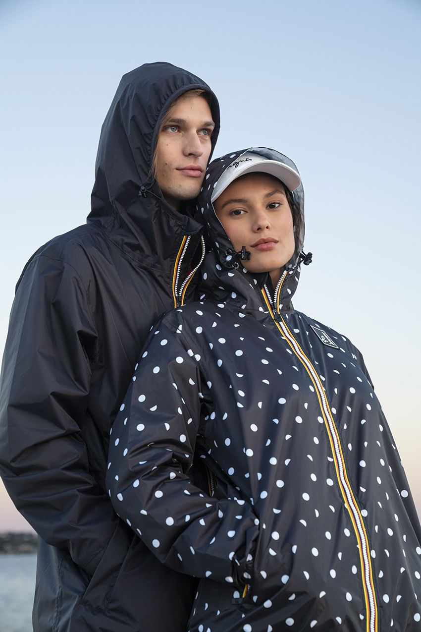 アニエスベーのロゴを胸に配した「K-WAY」登場。初のコラボコレクション全アイテム！ - 1枚目の画像