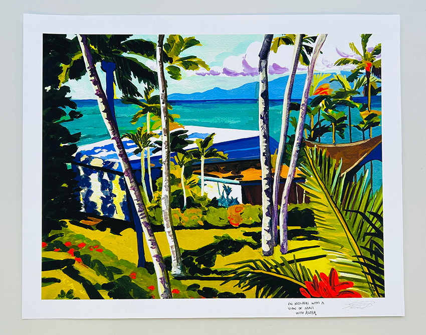 読者プレゼント】圧倒的スケールでハワイの風景を描く女性アーティスト