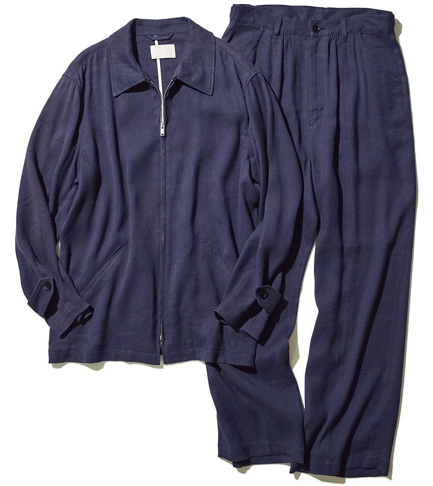 パジャマ見えしない、スポーティなセットアップの選び方。第一条件は“青”！ - 3枚目の画像