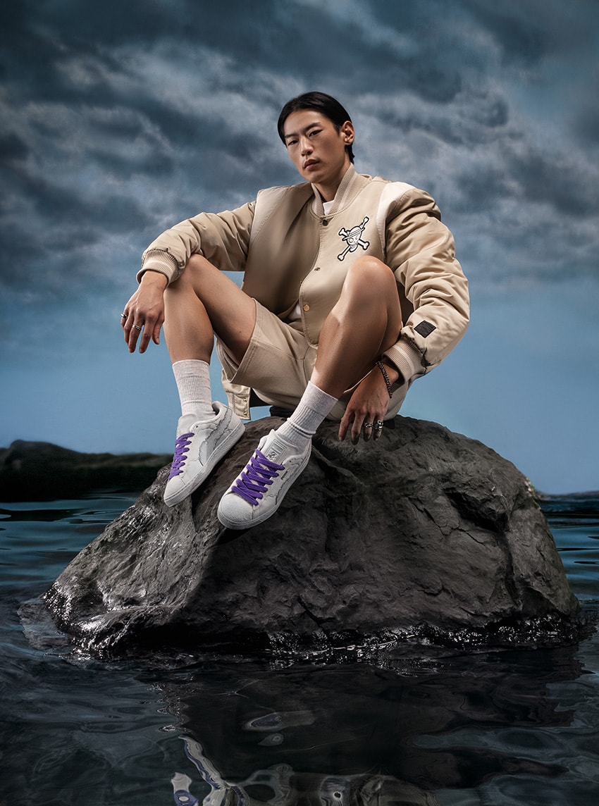 ワンピース】PUMA x ONE PIECE スウェード 3 ホワイト（28.0
