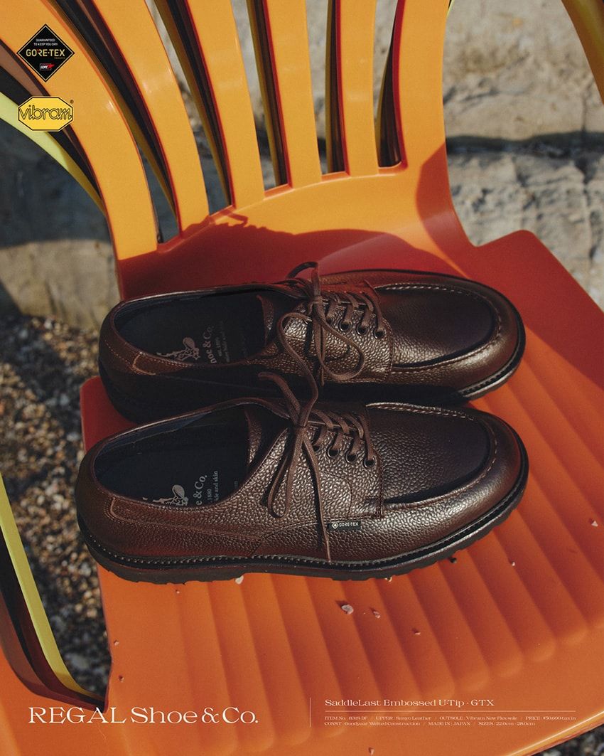 ゴアテックス搭載のUチップとローファーが「リーガル」から。ビブラムソールでスベりしらず！ - 11枚目の画像