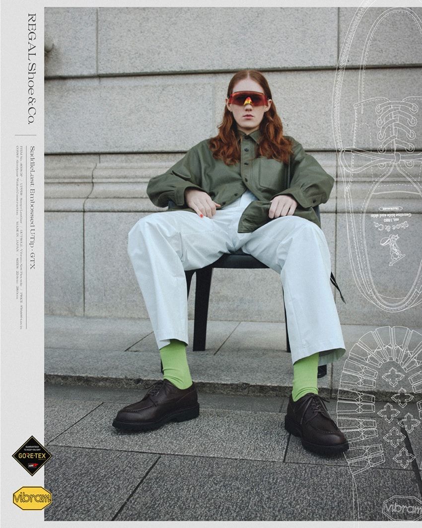 ゴアテックス搭載のUチップとローファーが「リーガル」から。ビブラムソールでスベりしらず！ - 6枚目の画像