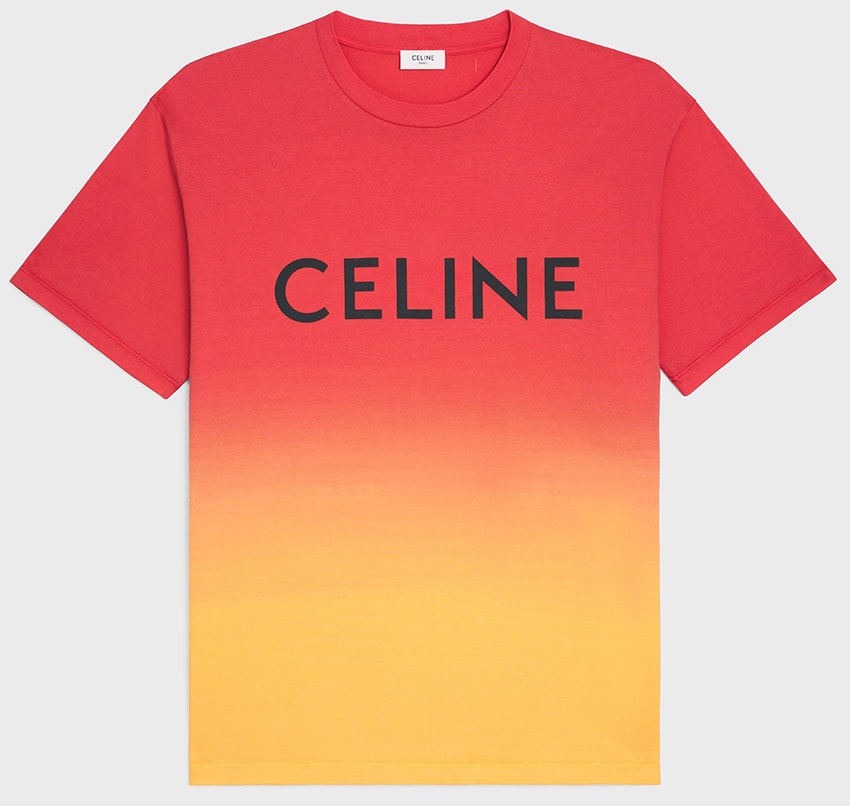 CÉLINE セリーヌ　フィービィー期　バルーン袖 シャツ オレンジ セリーヌが新宿＆渋谷に日本初の限定ストア、メンズTシャツやテディ