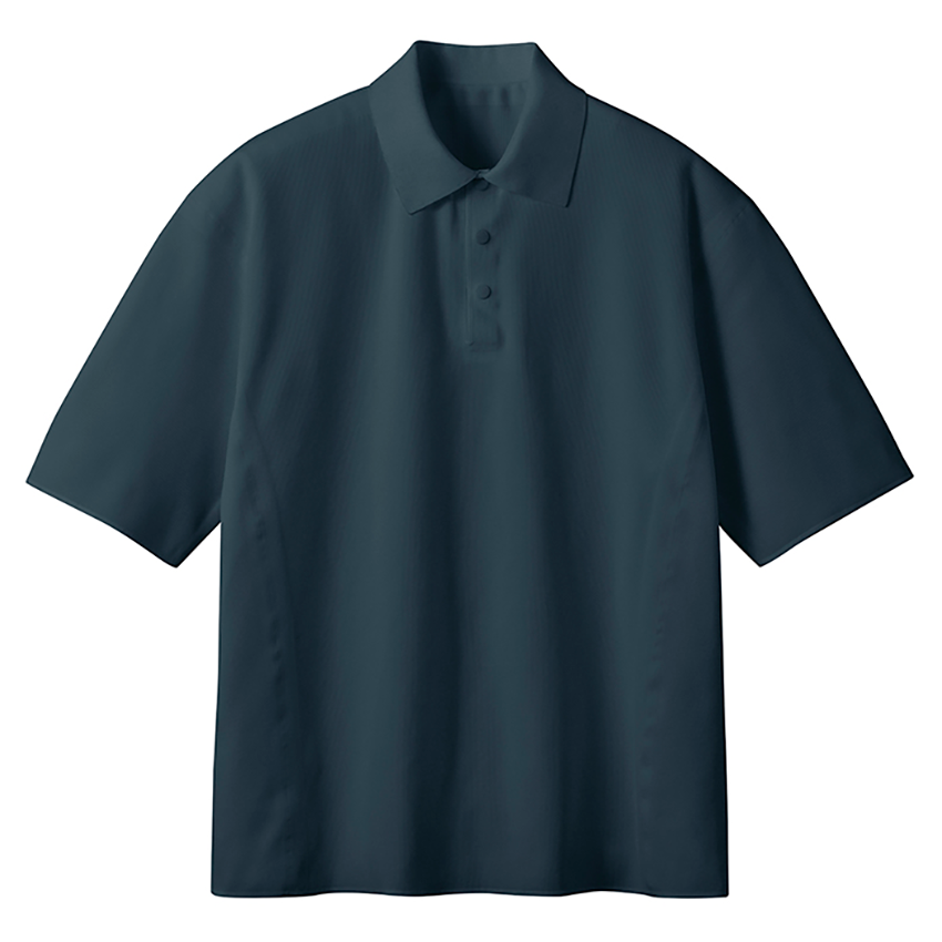 クールビズにも対応するハイテクポロは、デサントが培ってきたノウハウを詰めこんだ一着だ！ - 4枚目の画像