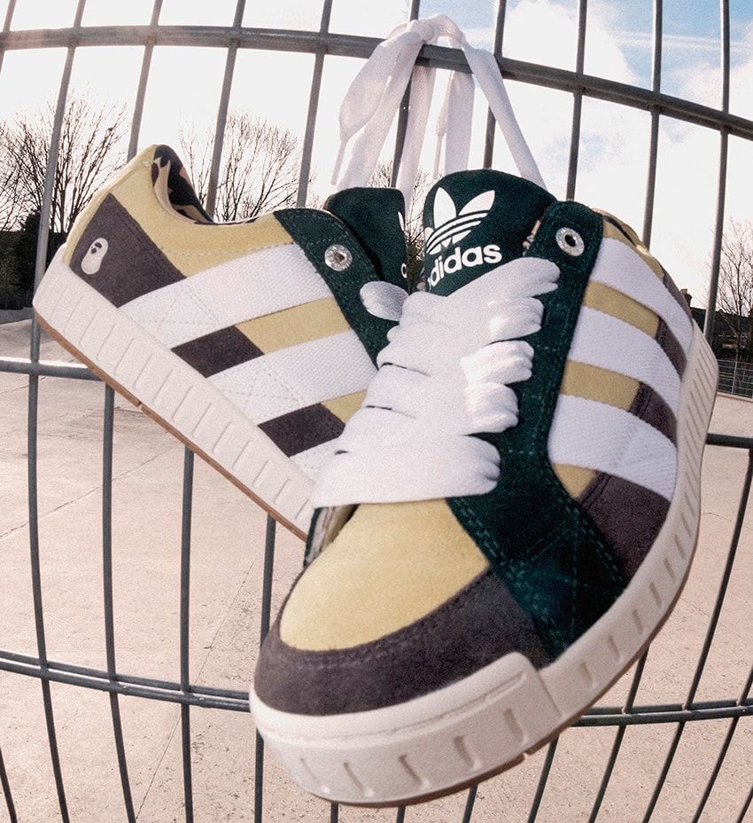 アディダス オリジナルスがエイプとコラボ！96年の1stカモ＆ファットレースのロースーツ - 4枚目の画像