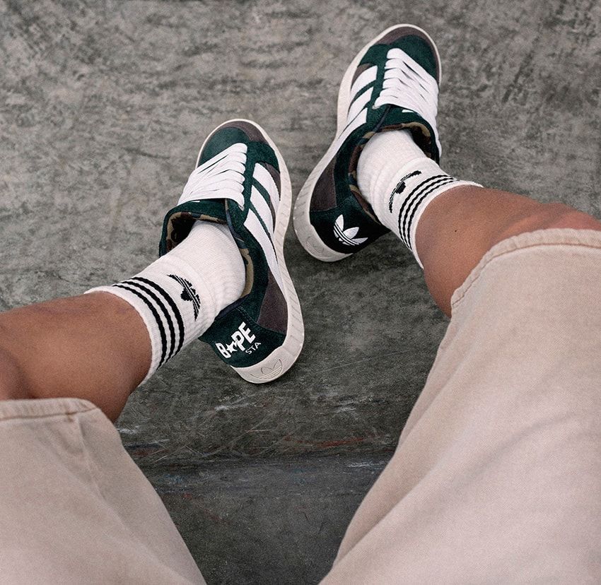 アディダス オリジナルスがエイプとコラボ！96年の1stカモ＆ファットレースのロースーツ - 13枚目の画像