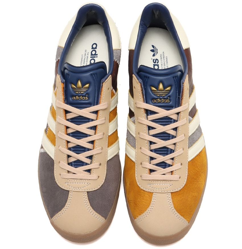 アトモス別注「ガゼル 85」は素材違いのパッチワークデザイン。履き込めば経年変化も楽しめる！ - 19枚目の画像