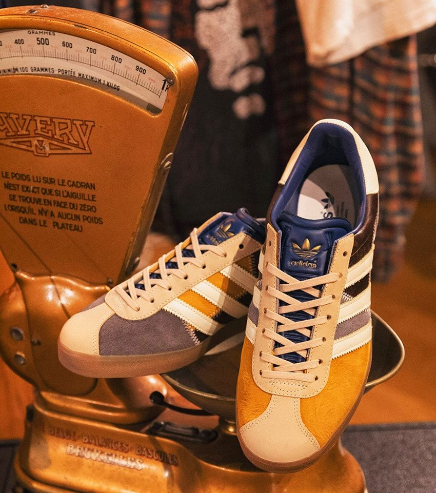 アトモス別注「ガゼル 85」は素材違いのパッチワークデザイン。履き込めば経年変化も楽しめる！ - 21枚目の画像