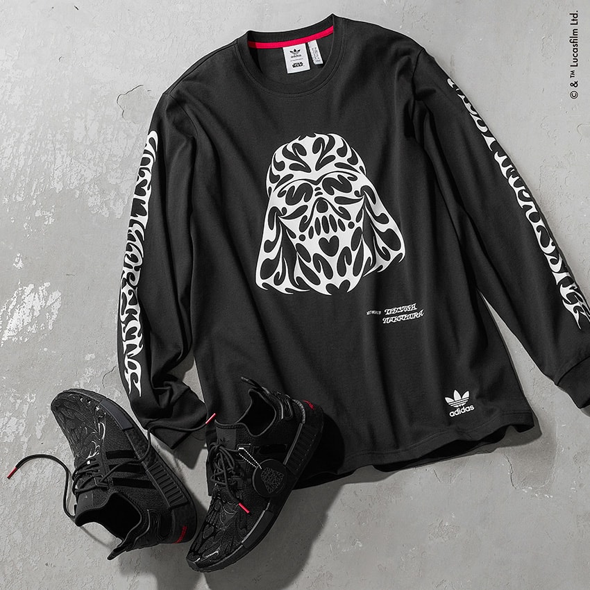 アディダス] スターウォーズ × スーパースター XLG STAR WARS