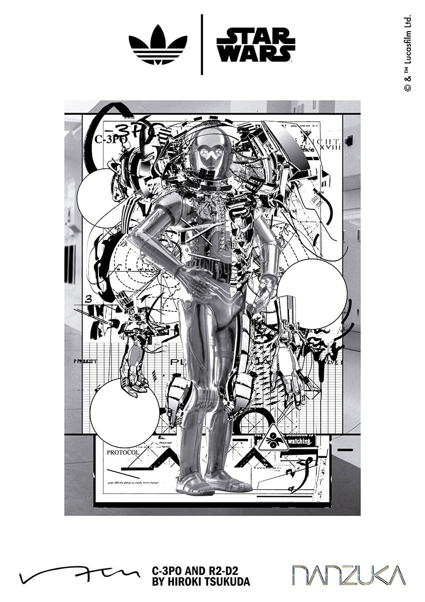 スター・ウォーズの人気キャラで彩るアディダス オリジナルス。NANZUKA所属アーティストがコラボ - 16枚目の画像