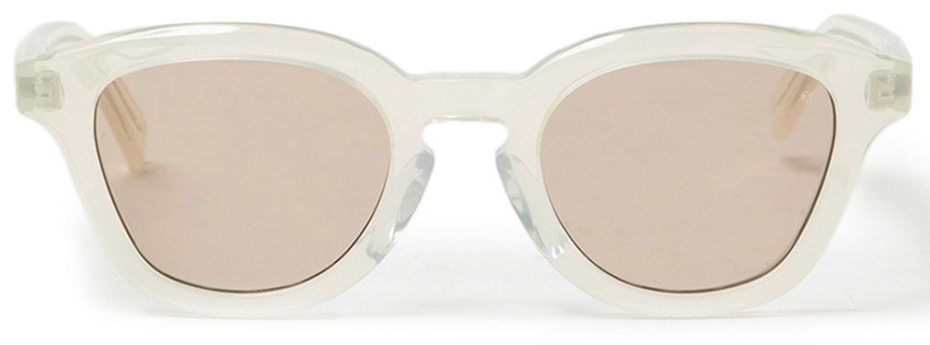 ayame クリアフレーム　レモンイエロー 各々ブランドが提案するクリアフレーム ポンメガネ浦和