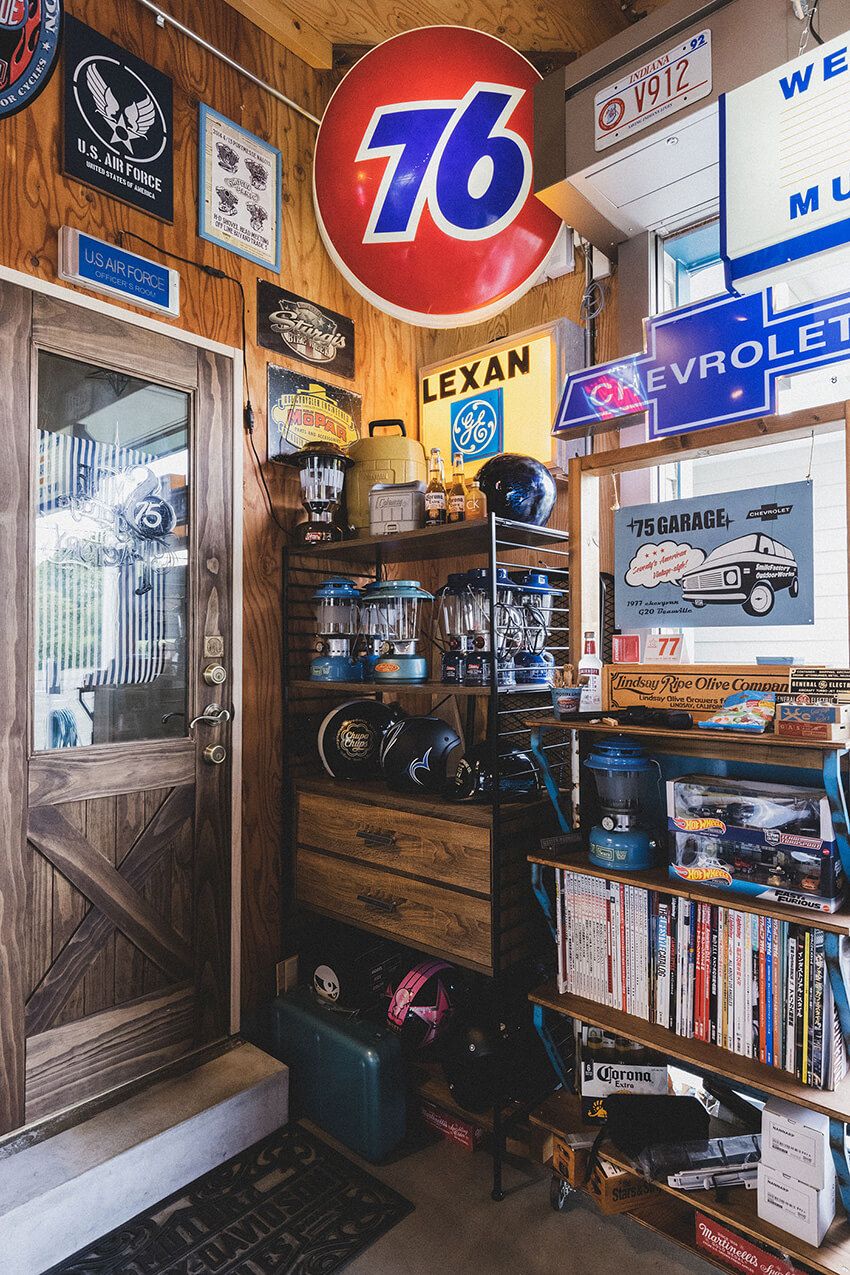好きなアメリカンカルチャーを詰め込んだガレージハウス。愛車と暮らす夢の住空間 - 8枚目の画像