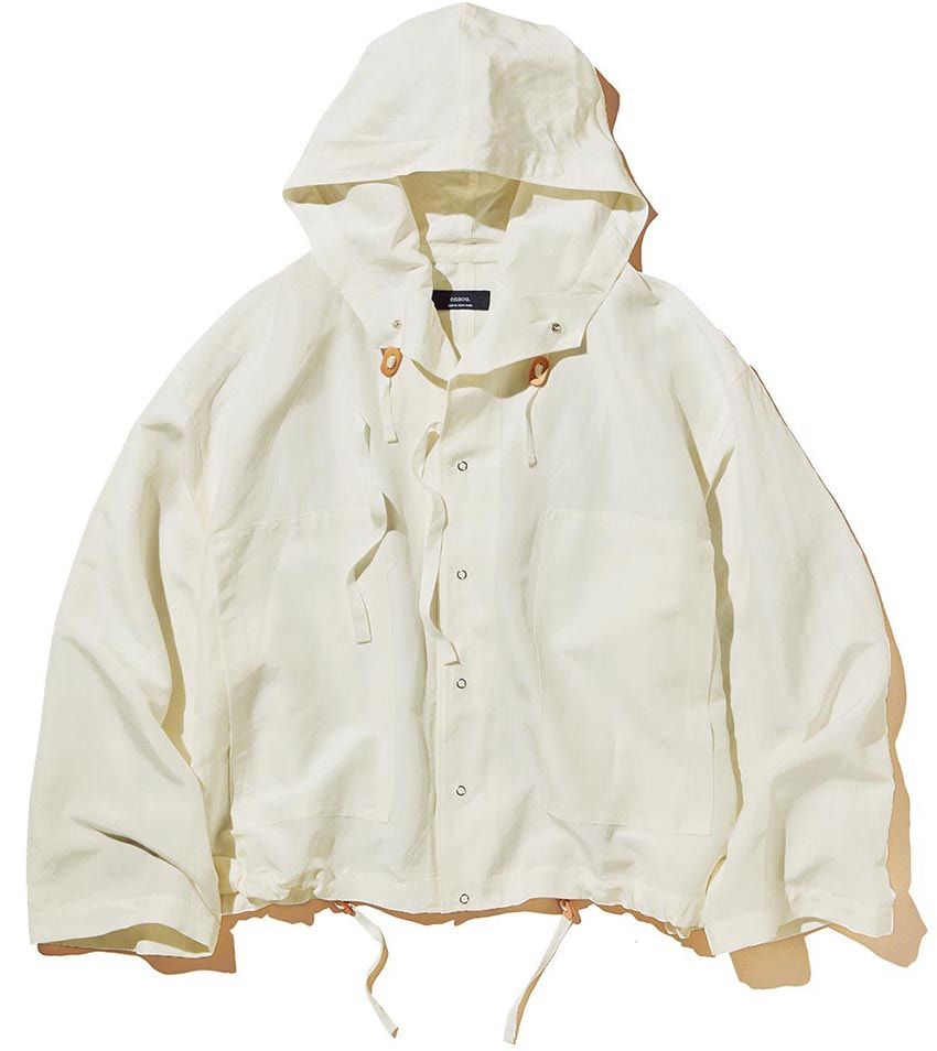 Tシャツにさらっと羽織りたいパーカ。プレス推薦、スウェット、シェル、シルクetc.多様な6枚 - 12枚目の画像