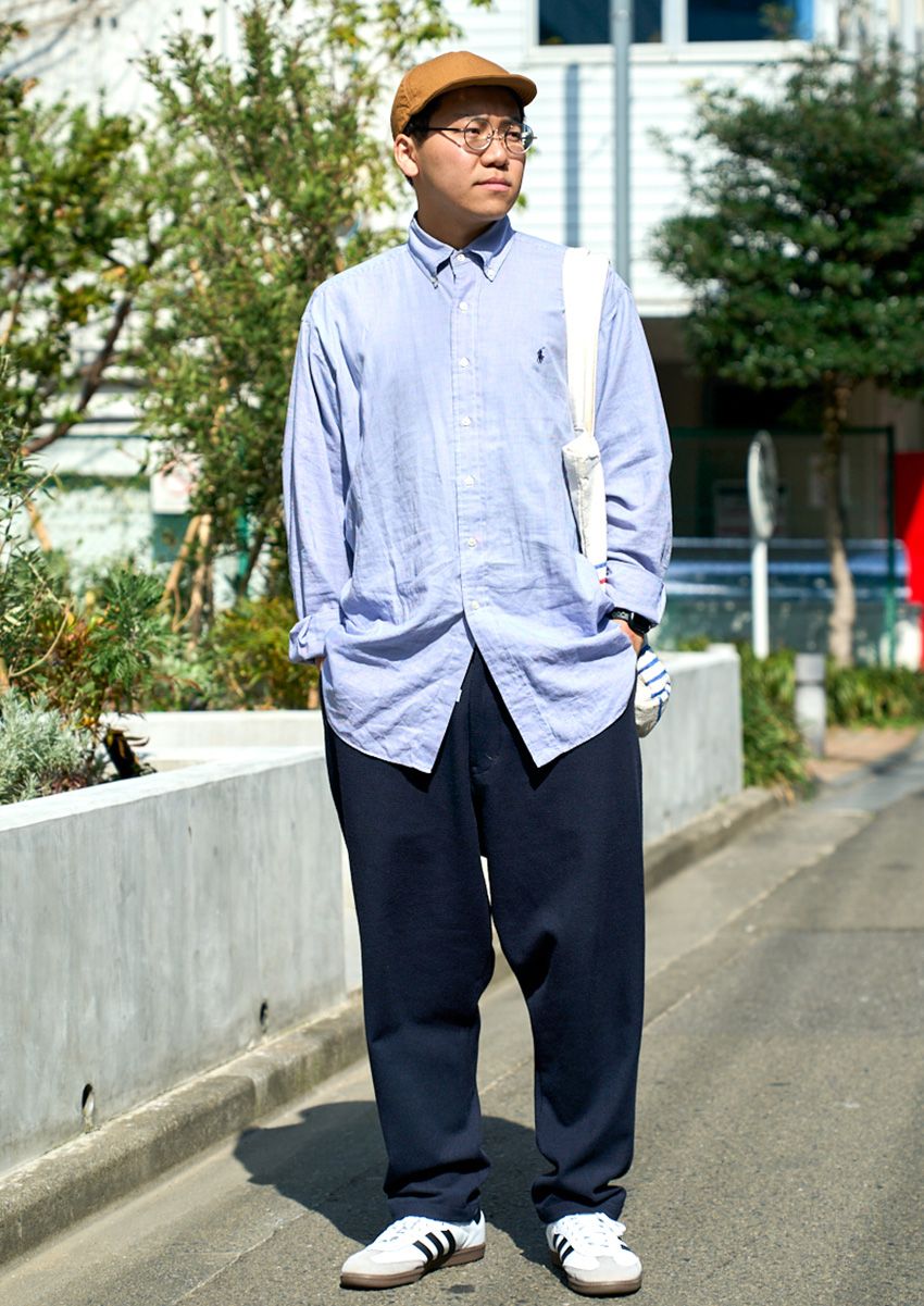 ラルフ ローレン好きな20代、30代、40代のスナップ集。白Tや青シャツの着こなし好例紹介 - 2枚目の画像