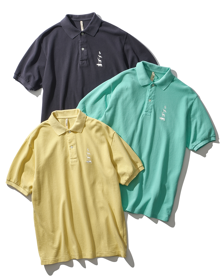 サイベーシックスの“サイ”が4頭に！マウンテンリサーチとの初コラボでポロシャツ登場 - 2枚目の画像