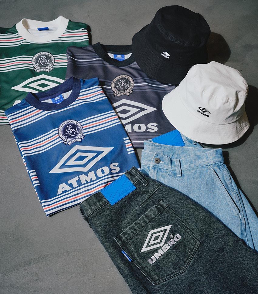 「アンブロ×アトモス」は90年代のサッカーユニフォームやストリートから着想！ - 2枚目の画像