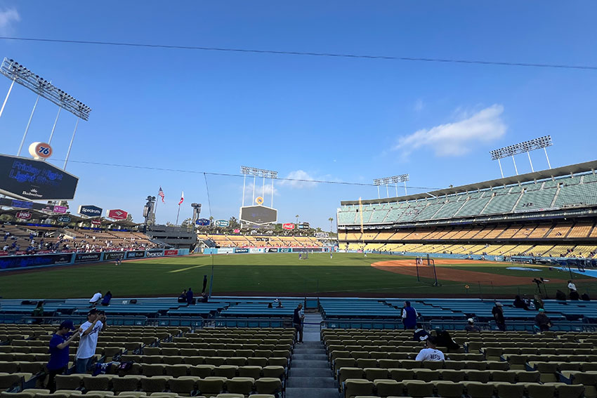 大谷翔平 ドジャース レプリカユニフォーム ドジャースタジアム購入