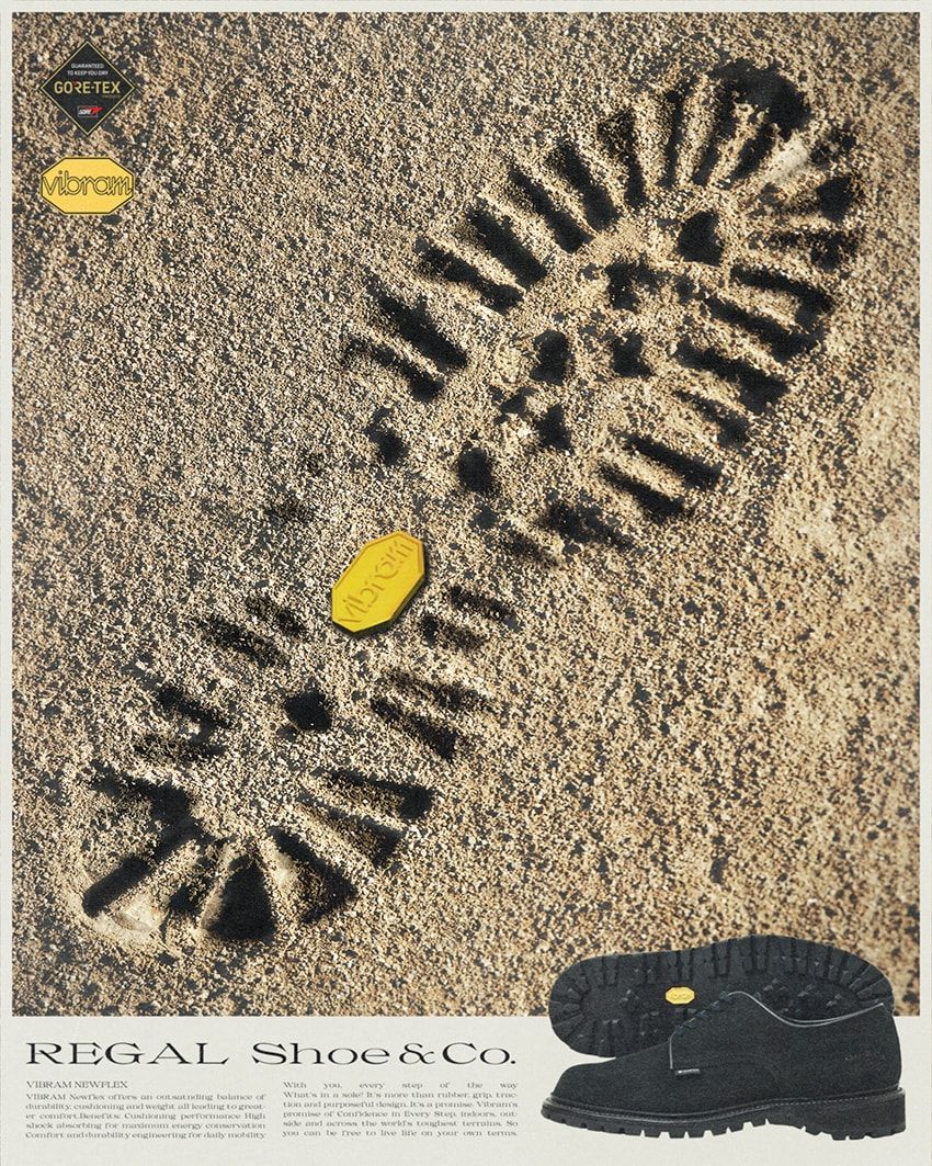 リーガルから梅雨時に活躍の新作が！ゴアテックスとビブラム搭載の全天候型プレーントウ - 18枚目の画像