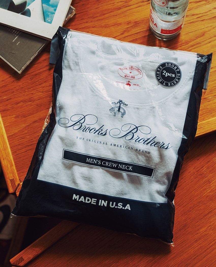 ブルックス ブラザーズのアメリカ製パックTは、素材までUSAコットンで抜け目なしの傑作だ - 1枚目の画像
