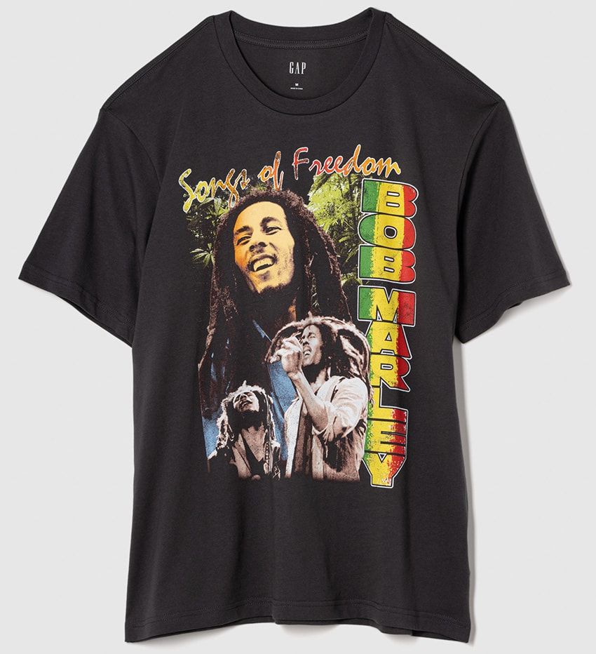 ボブ・マーリー、ガンズ、ビースティetc. 60〜90年代レジェンドの音楽TシャツがGAPから登場！ - 10枚目の画像
