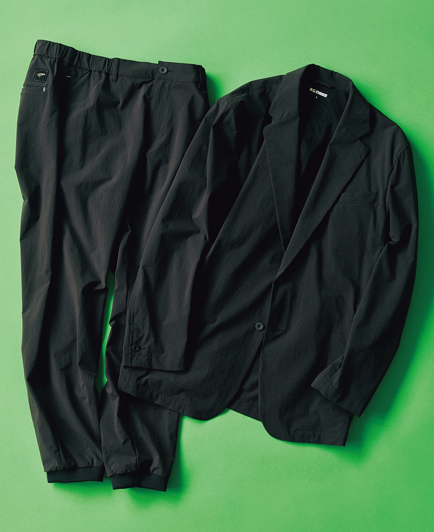 街着でも着れるGOLFなセットアップ。レノマ ゴルフもトラヴィス