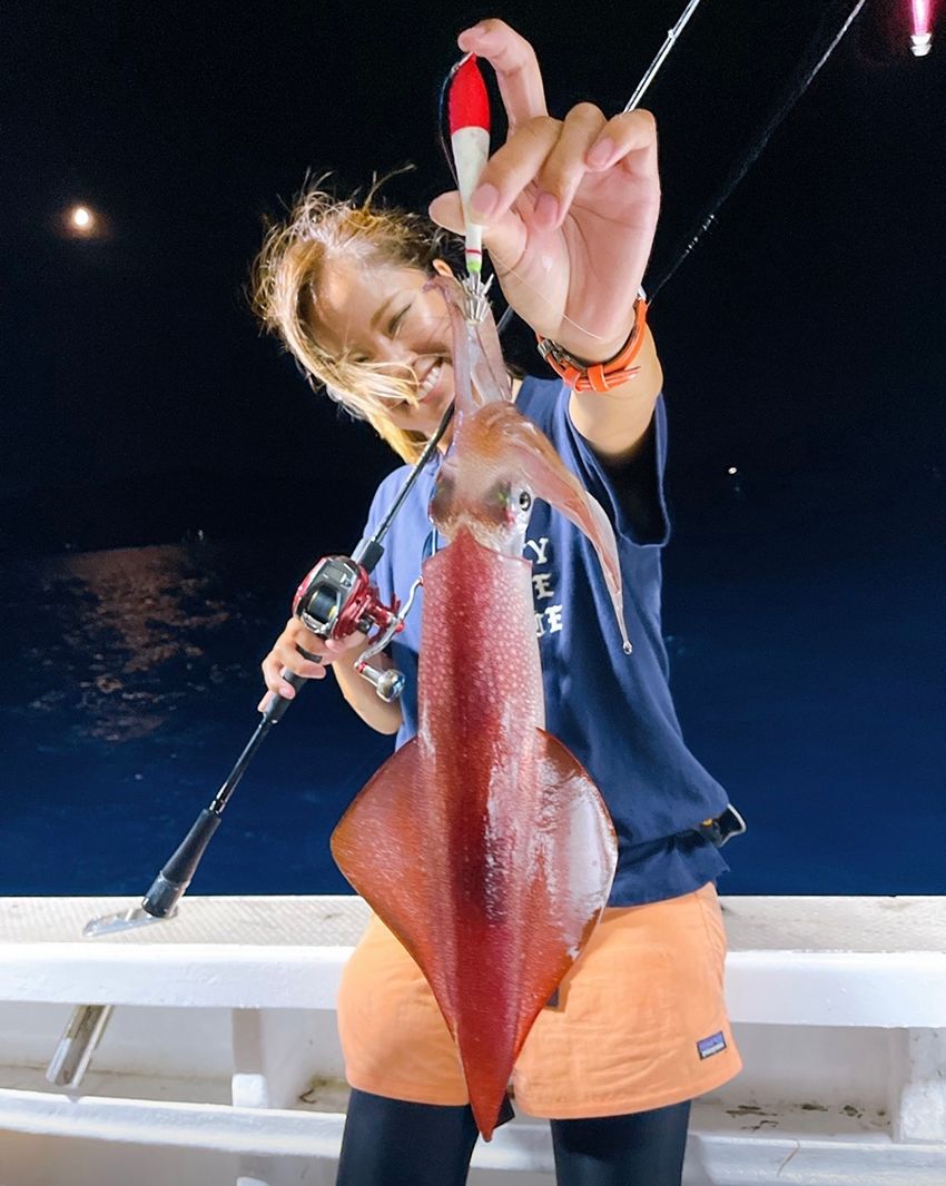 「気持ちよくてクセになる」イカ釣りの魅力。アングラー女子がすすめる安心&美味しい食べ方 - 3枚目の画像