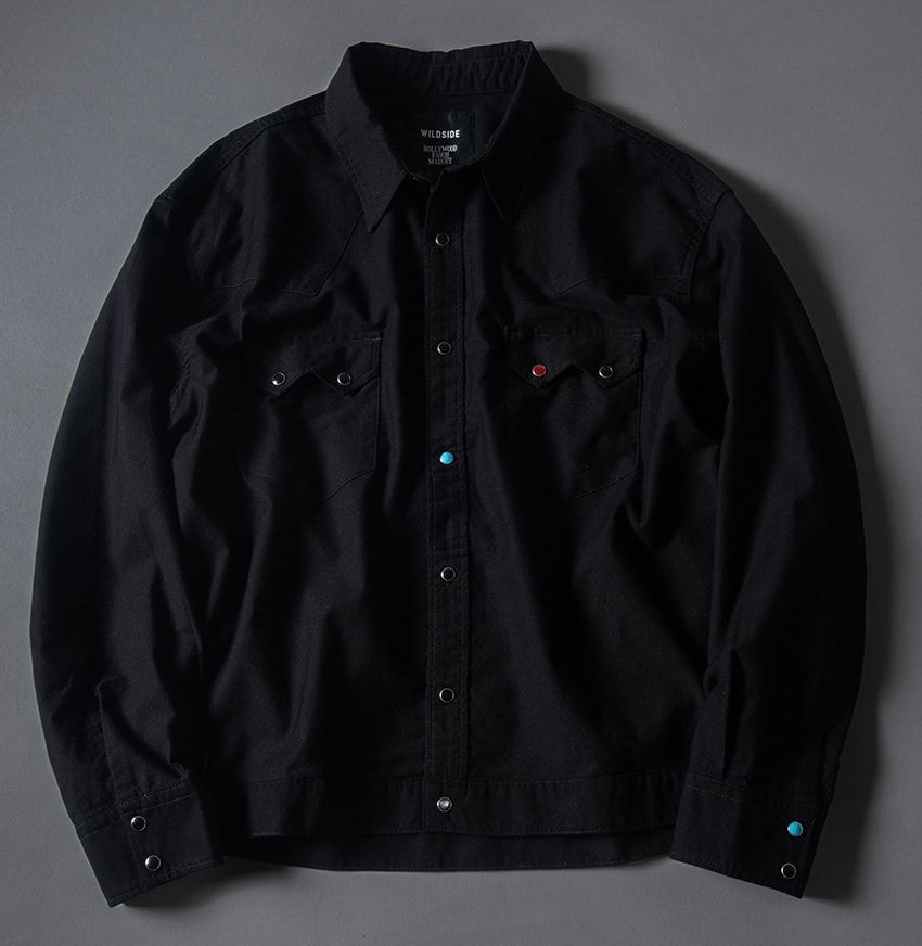 【特注黒アイテム4型】ハリウッド ランチ マーケットがワイルドサイド ヨウジヤマモトと初コラボ - 5枚目の画像
