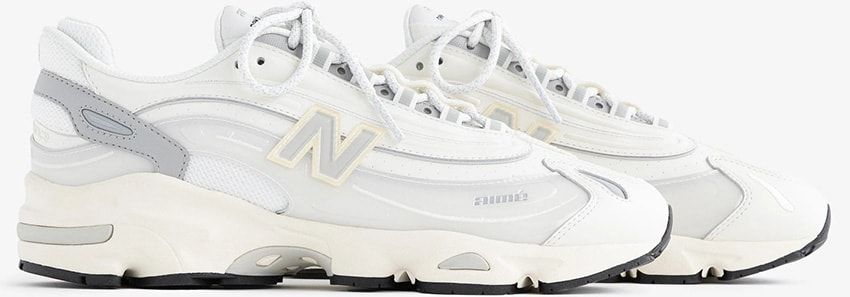 特別なニューバランス「1000」は限定販売。白レザーの一足はエメ レオン ドレとのコラボ - 7枚目の画像