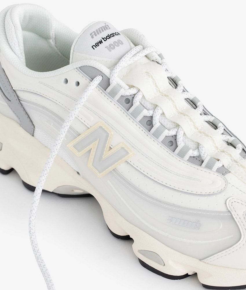 特別なニューバランス「1000」は限定販売。白レザーの一足はエメ レオン ドレとのコラボ - 3枚目の画像
