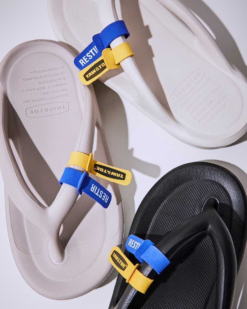 リカバリーサンダル「TAW&TOE」のリステア別注。衝撃を40～50%軽減するスゴイやつ - 4枚目の画像