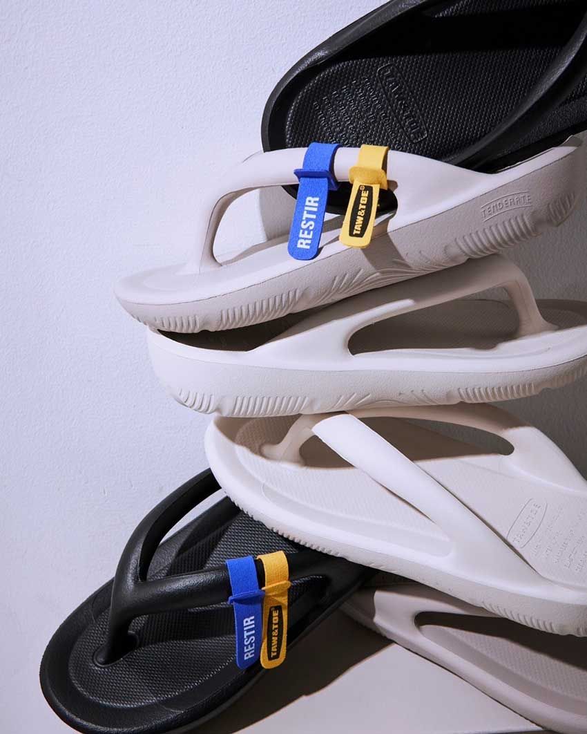 リカバリーサンダル「TAW&TOE」のリステア別注。衝撃を40～50%軽減するスゴイやつ - 3枚目の画像