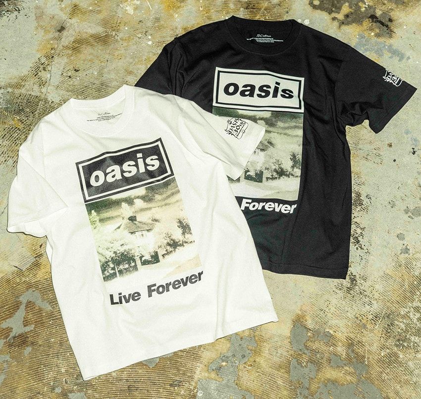 オアシスの名盤をプリントしたTシャツがアダム エ ロペから登場。黒と白の2色展開で全12柄！ - 11枚目の画像