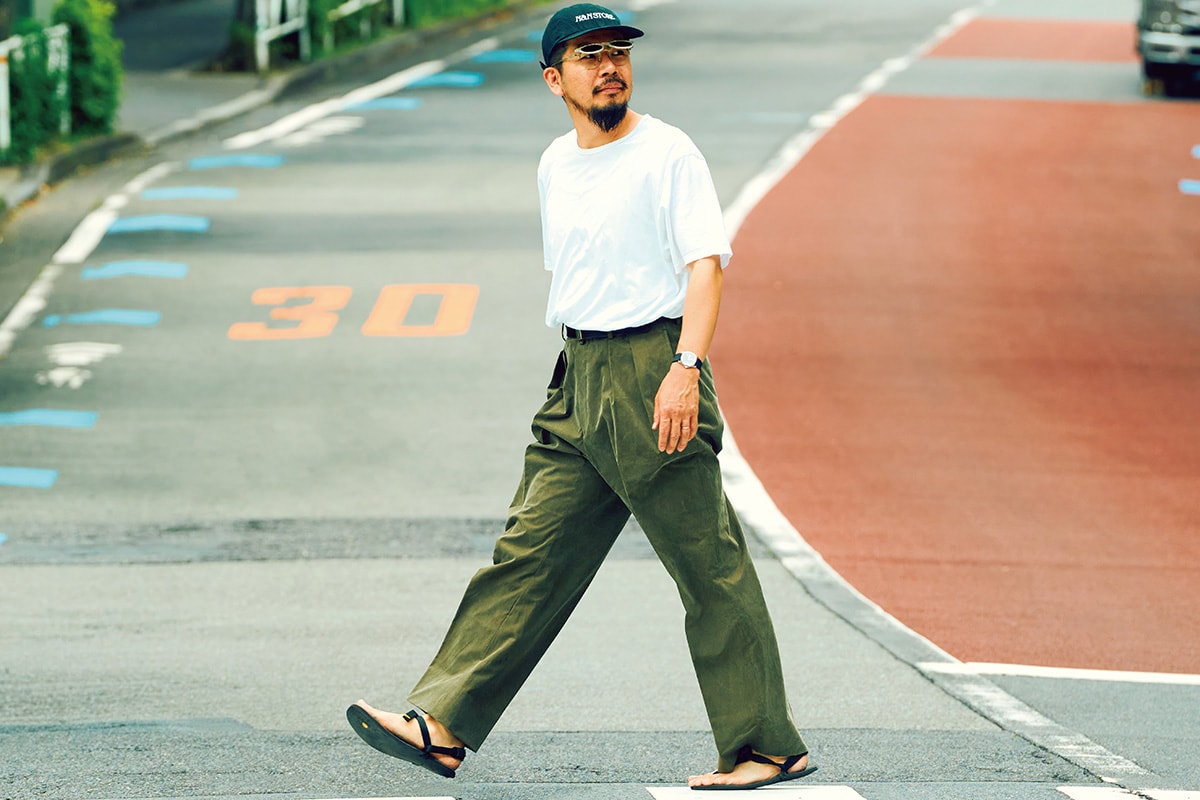 NEAT ダークグリーン スラックス　西野大士 この夏、買い足したい休日専用スラックス！ ニート 西野大士さんに