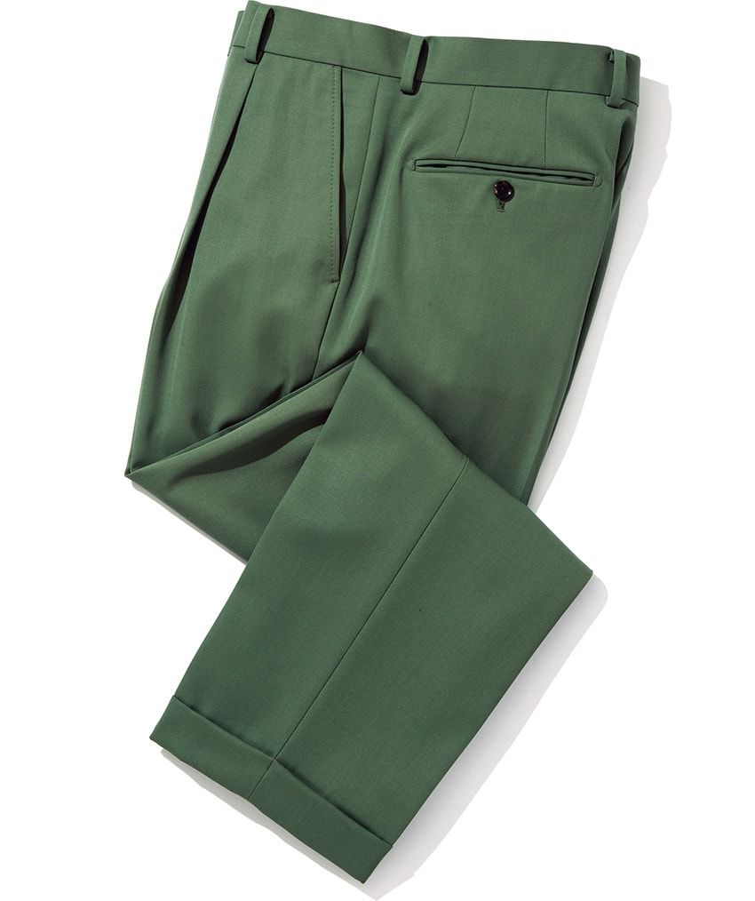 鈴木真悟さんの“スラックス”普段使い術。着流しスーツに、王道アメカジのアップデートも！ - 2枚目の画像