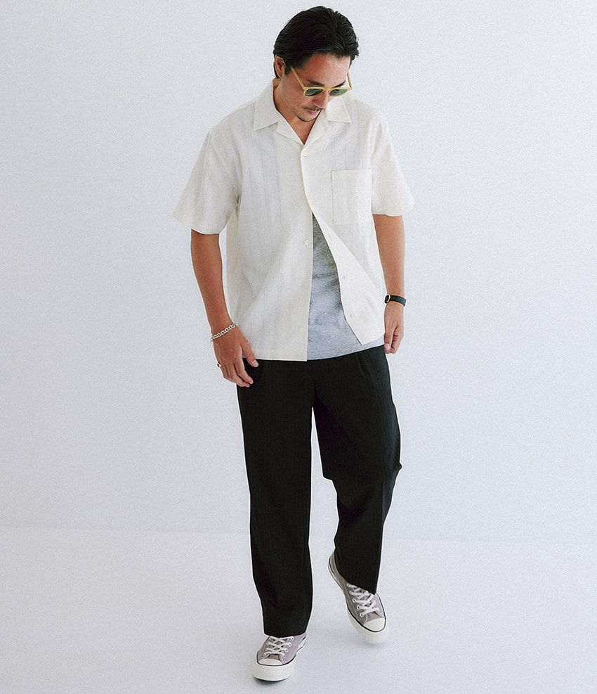 古着タンクトップを“上品に”着こなすなら？鈴木真悟さんが好例コーデを提案！ - 3枚目の画像