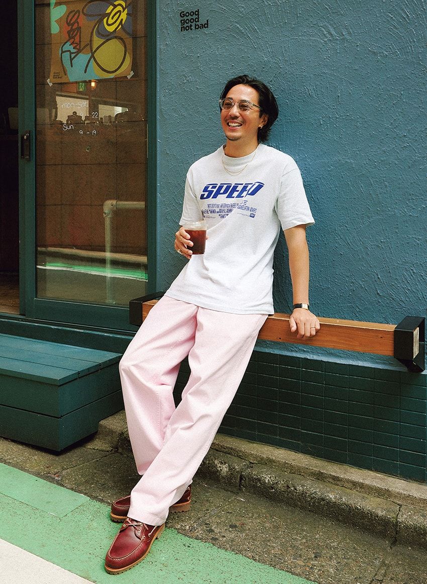 この夏は“ピンク”にチャレンジ！絶妙な風合いの「ノア」のチノパンで着回し - 3枚目の画像