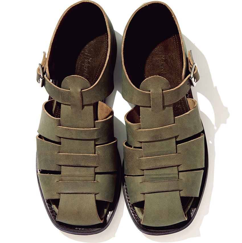 “本格派レザーサンダル”でラクさときちんと感を両立！革靴ライクな一足で着回し2例 - 4枚目の画像