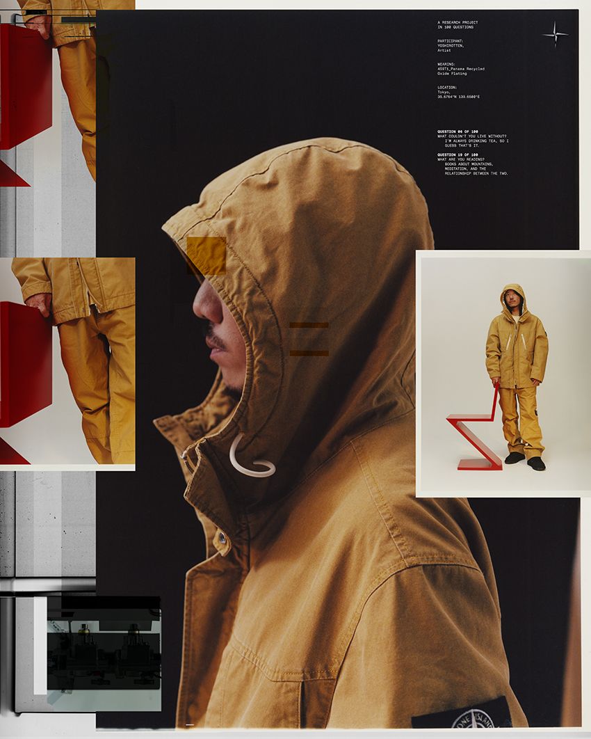 ストーンアイランドが生み出した次なる生地の新型ジャケット。素材はコットンの端材と金属廃棄物 - 4枚目の画像