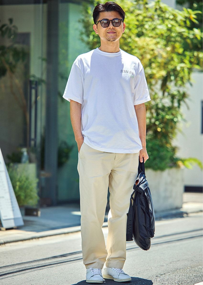 【30〜40代】今が旬な“全身ホワイトコーデ”9選！新鮮で肩肘張らない自然体スタイル - 6枚目の画像