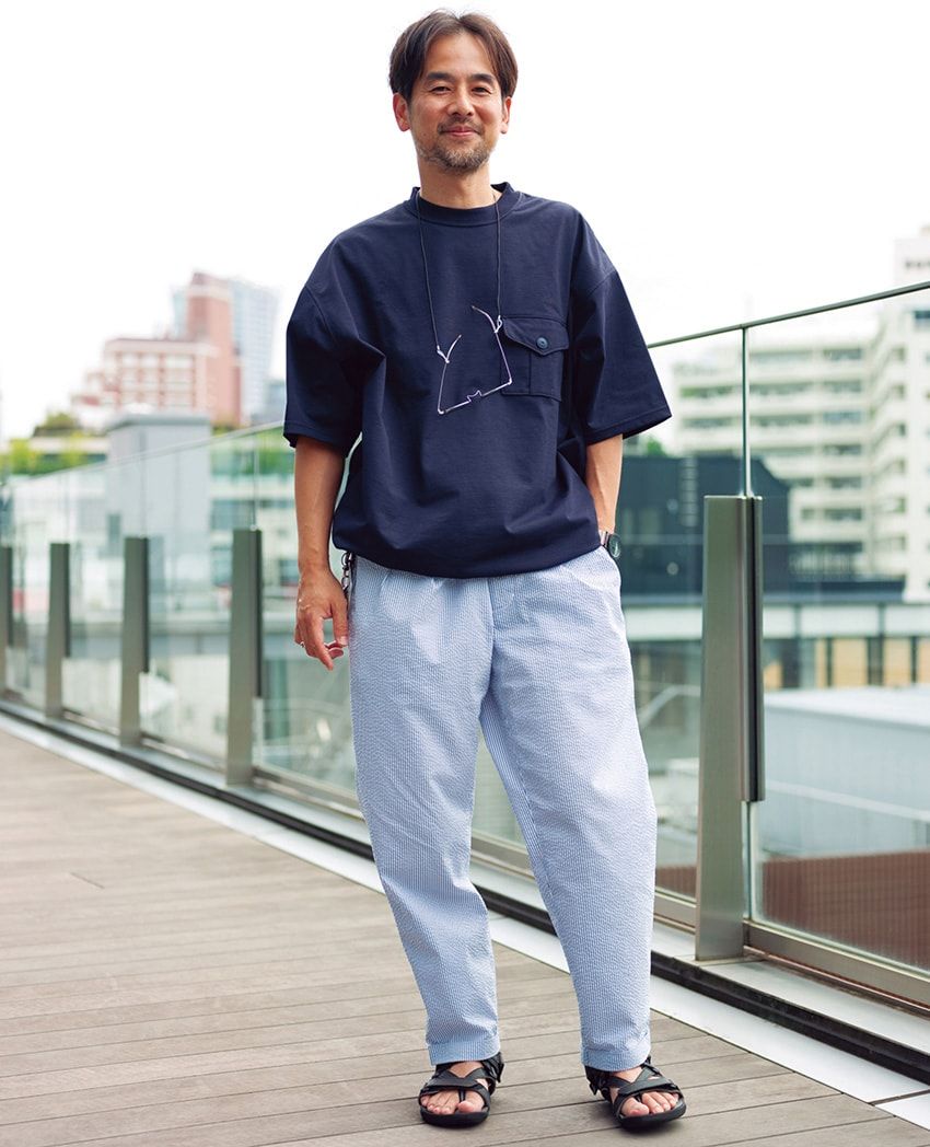 「通気性抜群のアイテム」をセンスよく着こなす11人の大人たち！夏の街角でキャッチ - 9枚目の画像