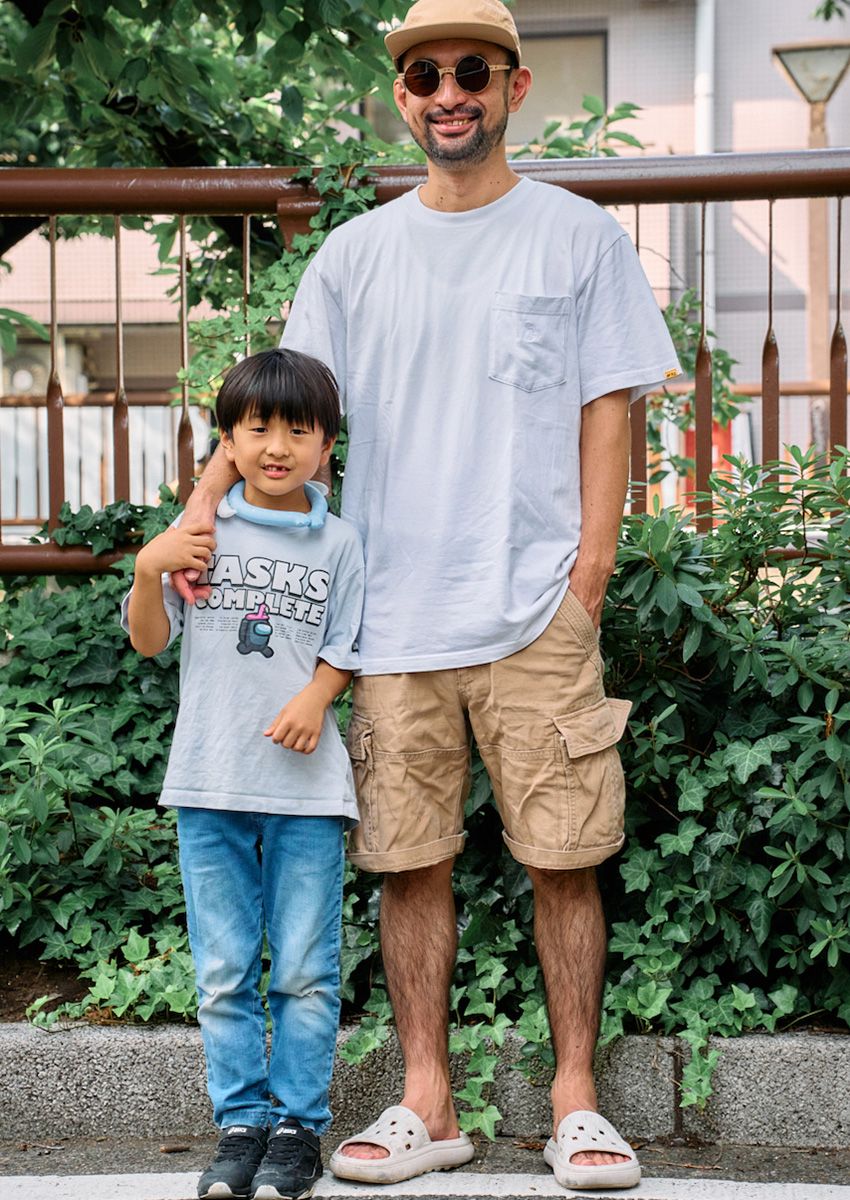 【気温40度に迫る日に】Tシャツ&短パン姿が格好良い6人のスナップ集。真夏を乗り切るコーデ好例を紹介 - 3枚目の画像