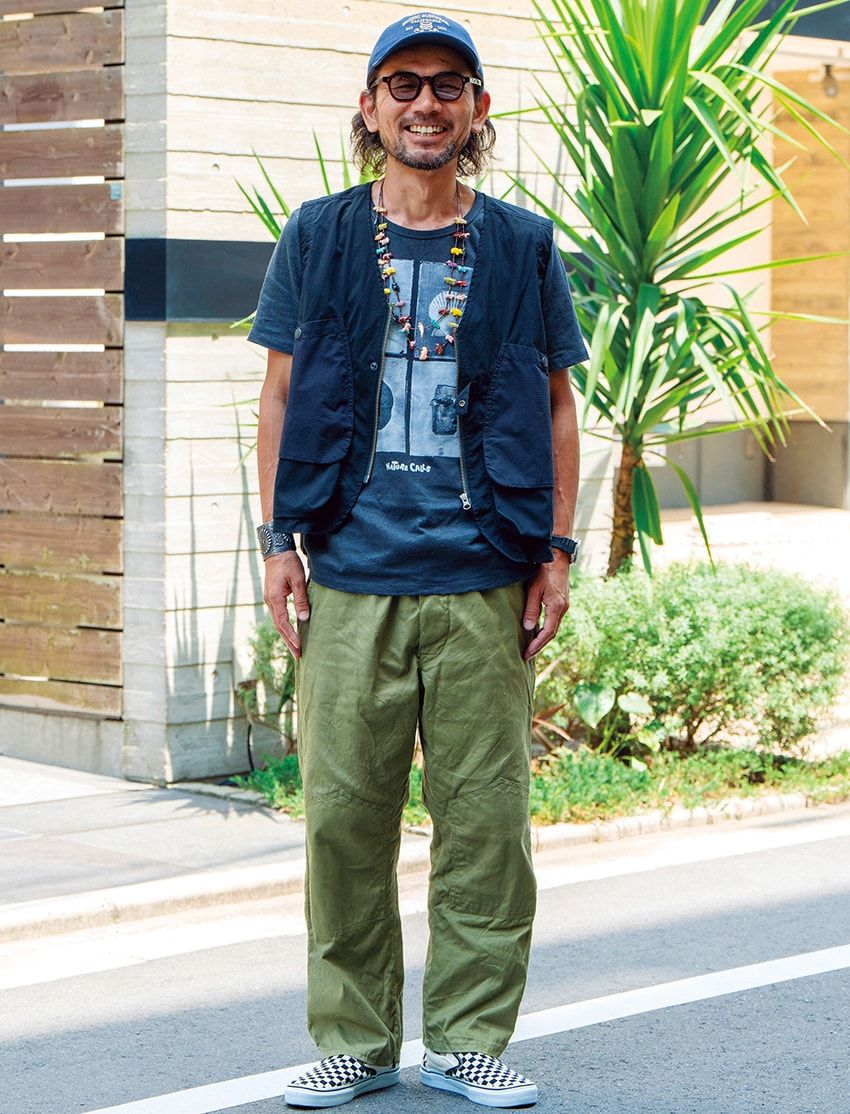 【30、40代】旬の「夏ベスト」事情を街で調査！5人のお手本コーデに見る着こなしのコツ - 8枚目の画像