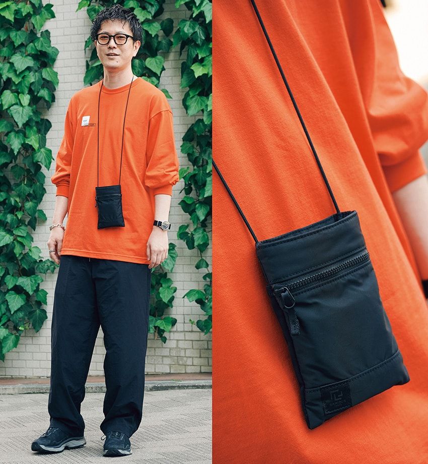 【30、40代】新トレンド台頭！“首かけポーチ”でシンプル夏コーデを格上げした8人の好例 - 9枚目の画像