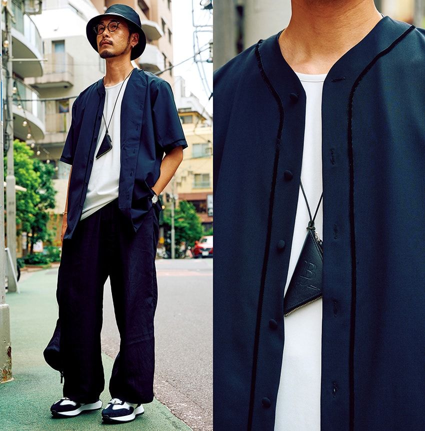 【30、40代】新トレンド台頭！“首かけポーチ”でシンプル夏コーデを格上げした8人の好例 - 6枚目の画像