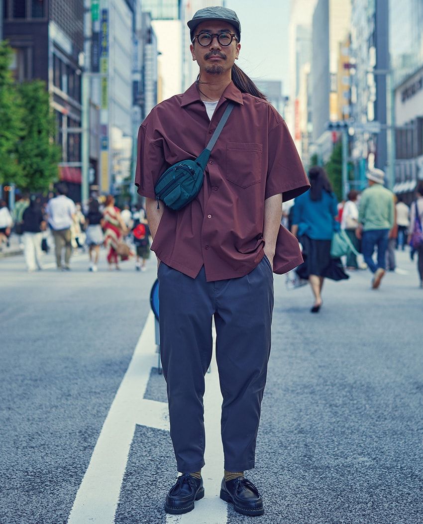 街角で見つけた“男のブラウン”コーデ8選！今夏トレンドカラーを渋く着こなす方法は…… - 1枚目の画像